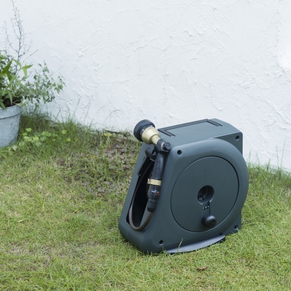 【ロイヤルガーデナーズクラブ】ガーデンリールⅡ30m ブラウン コンパクトガーデンリールⅡ30m ブラウン ブラウンホース｜ロイヤル